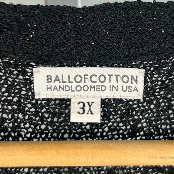 NWT BALL OF COTTON -Handloomed in USA Woman's sweater Sz 3X - Picture 2 of 6